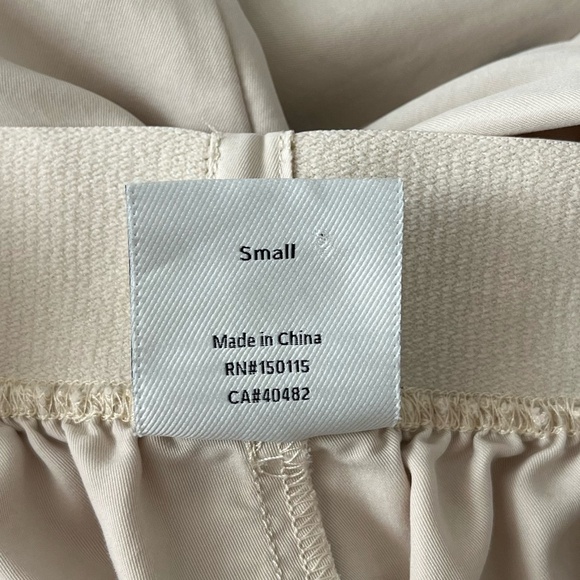 VARLEY | Athleisure Soft Riggs Loose Fit Pants 27" in Oyster Grey | Size Small - Picture 13 of 13